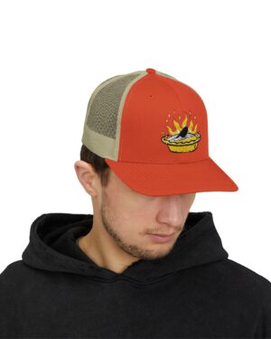 "Pie is Fire" Embroidered Trucker